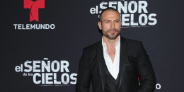 Rafael Amaya en el estreno de la serie 'El Señor de los Cielos'. 